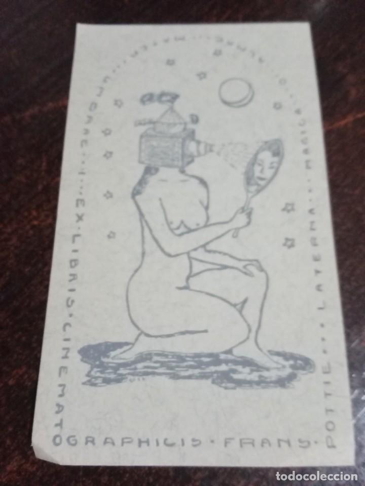 Arte: Ex-libris CInemato Graphicis Frans Pottie. - Foto 1