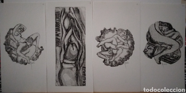 Arte: 35 Ex-libris er&oacute;ticos de diversos artistas - Foto 5