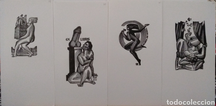 Arte: 35 Ex-libris er&oacute;ticos de diversos artistas - Foto 8