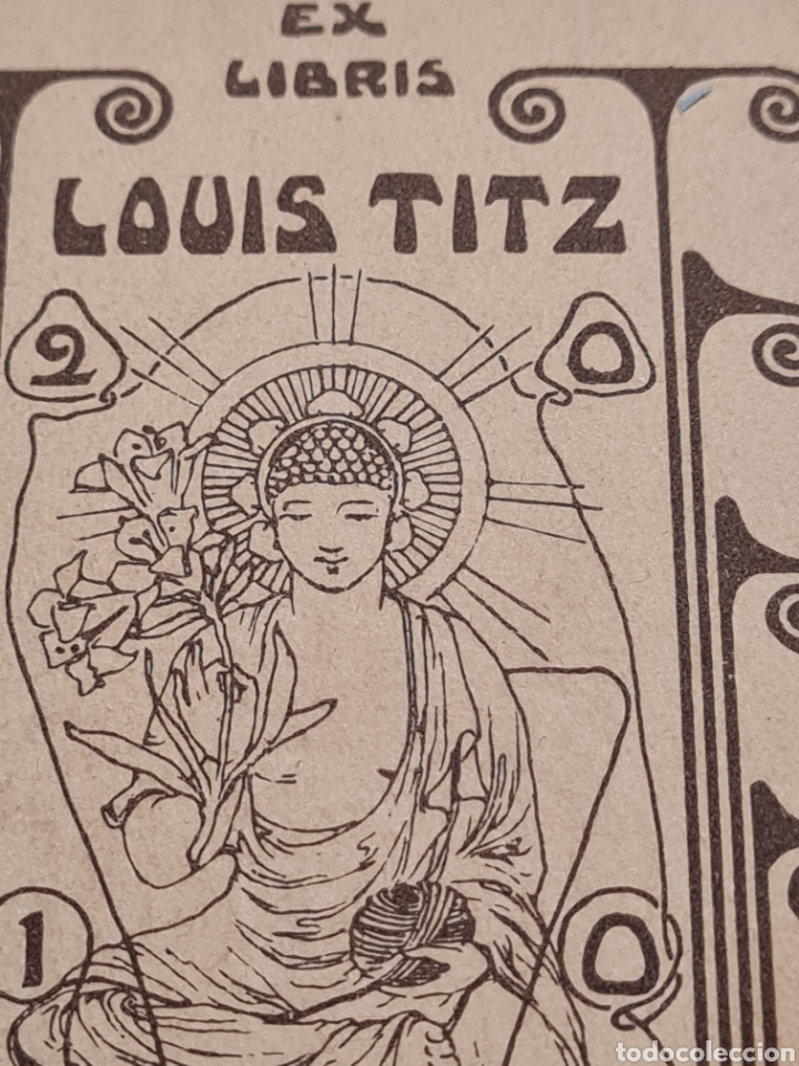 Arte: EX-LIBRIS,LOUIS TITZ 1914 - Foto 3