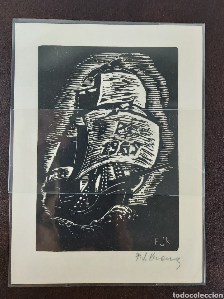 Arte: EXLIBRIS F. J. KRONE PF 1965 - Foto 1