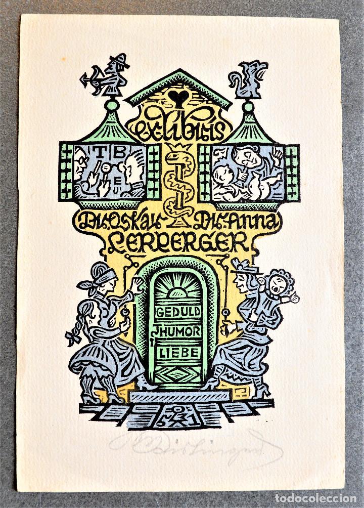 Arte: Ex-Libris de Max Kislinger - Foto 1