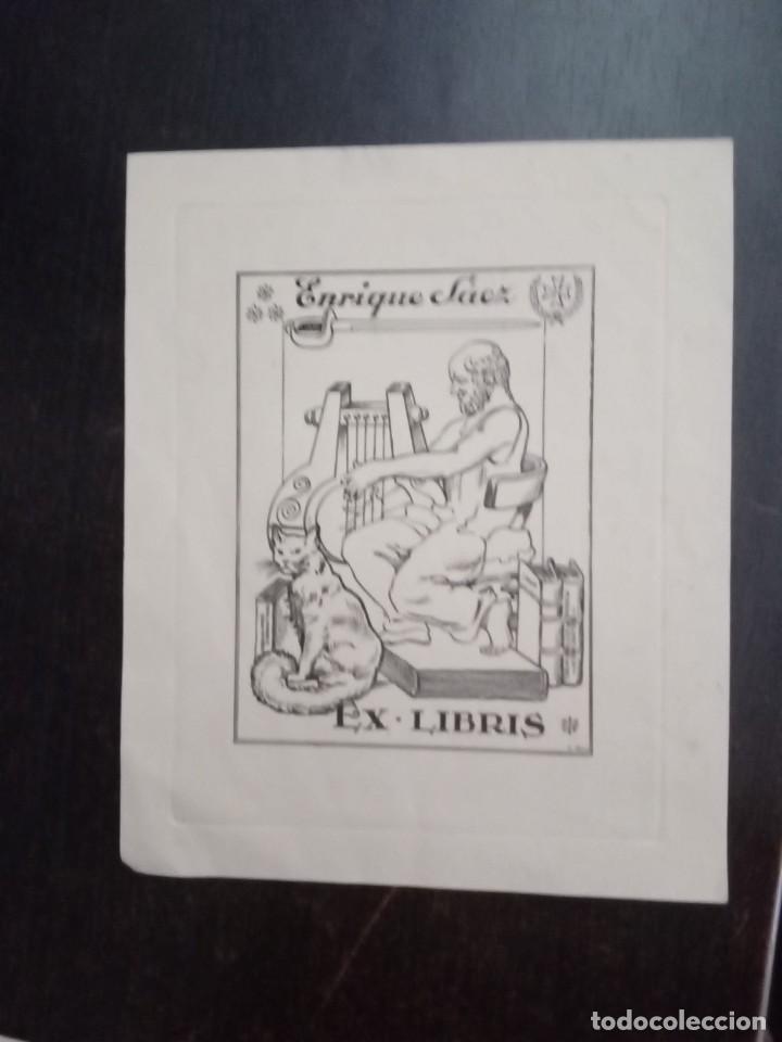 Arte: EX-LIBRIS DE ENRIQUE S&Aacute;EZ - Foto 1
