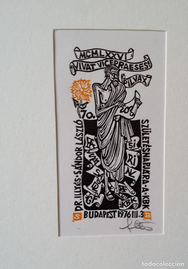 Arte: Ex libris firmados a l&aacute;piz, Van Gogh - Foto 3