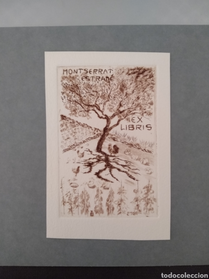 Arte: Ex-libris de Fran&ccedil;ois Marechal para Montserrat Estrad&eacute; - Foto 1