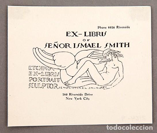 Arte: ISMAEL SMITH - EXLIBRIS PERSONAL - Foto 1