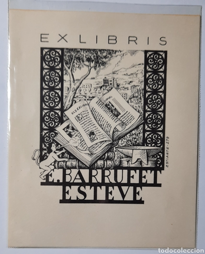 Arte: EX-LIBRIS / E. BARRUFET ESTEVE / ESTIARTE N&ordm; 279 - Foto 1