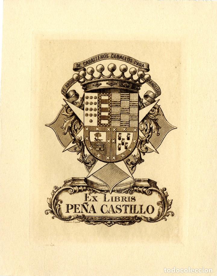 Arte: Ex libris Pe&ntilde;a Castillo - Foto 1
