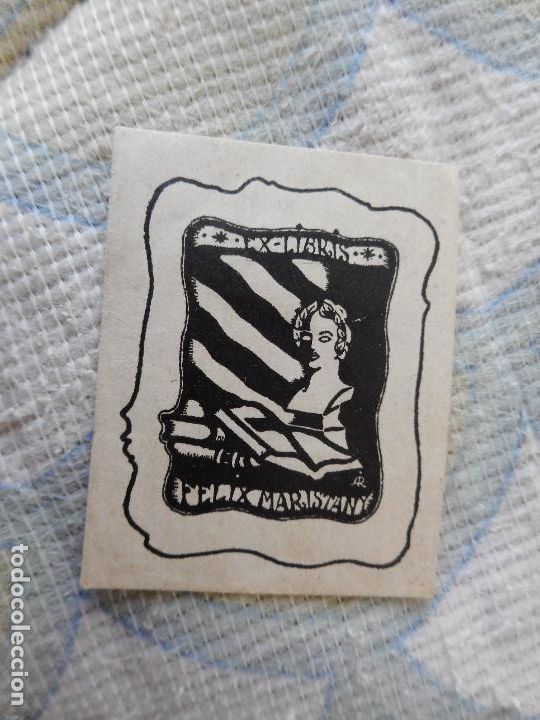 Arte: ANTIGUO EX LIBRIS FELIX MARISTANY - Foto 1