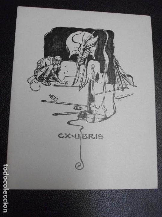 Arte: TRIADO EXLIBRIS PARA ANONIMO UNIVERSAL 190 EX LIBRIS OPUS 85 CALAVERA - Foto 1