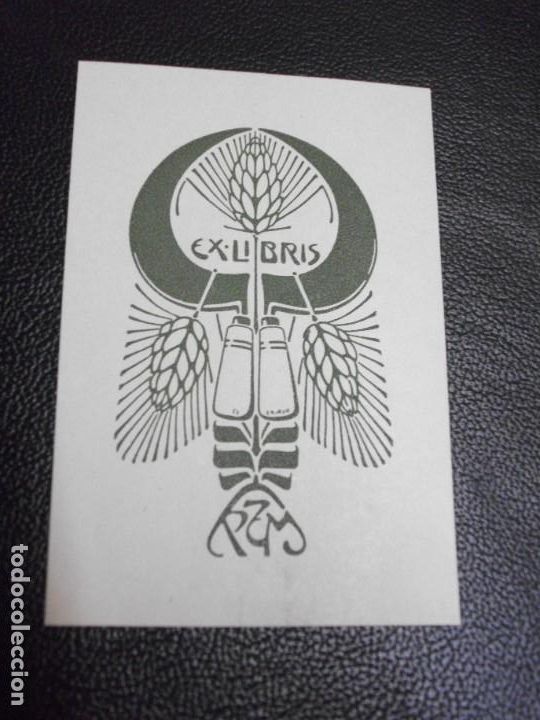 Arte: TRIAD&Oacute; EXLIBRIS PARA P. T. M. EX LIBRIS 1903 OPUS 53 - Foto 1