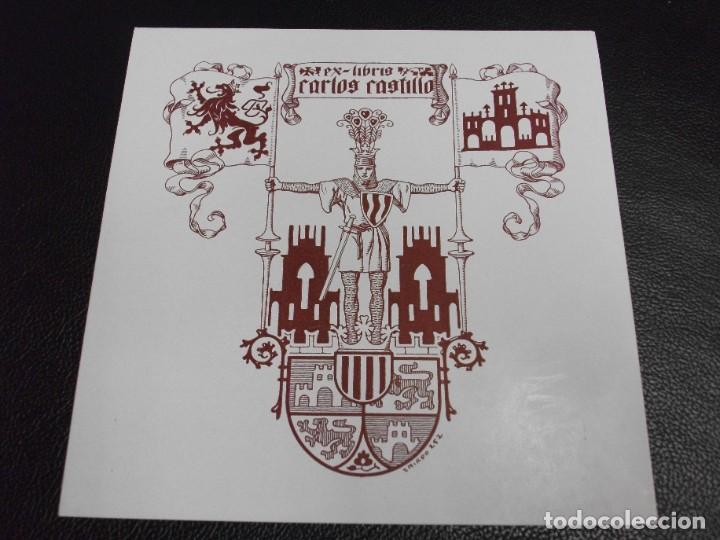 Arte: TRIAD&Oacute; EXLIBRIS PARA CARLOS CASTILLO EX LIBRIS 1920 OPUS 252 - Foto 1