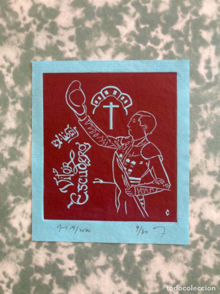 Arte: Ex-Libris Grabado Tauromaquia - Foto 1