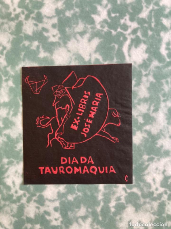 Arte: Ex-Libris Grabado Tauromaquia - Foto 1