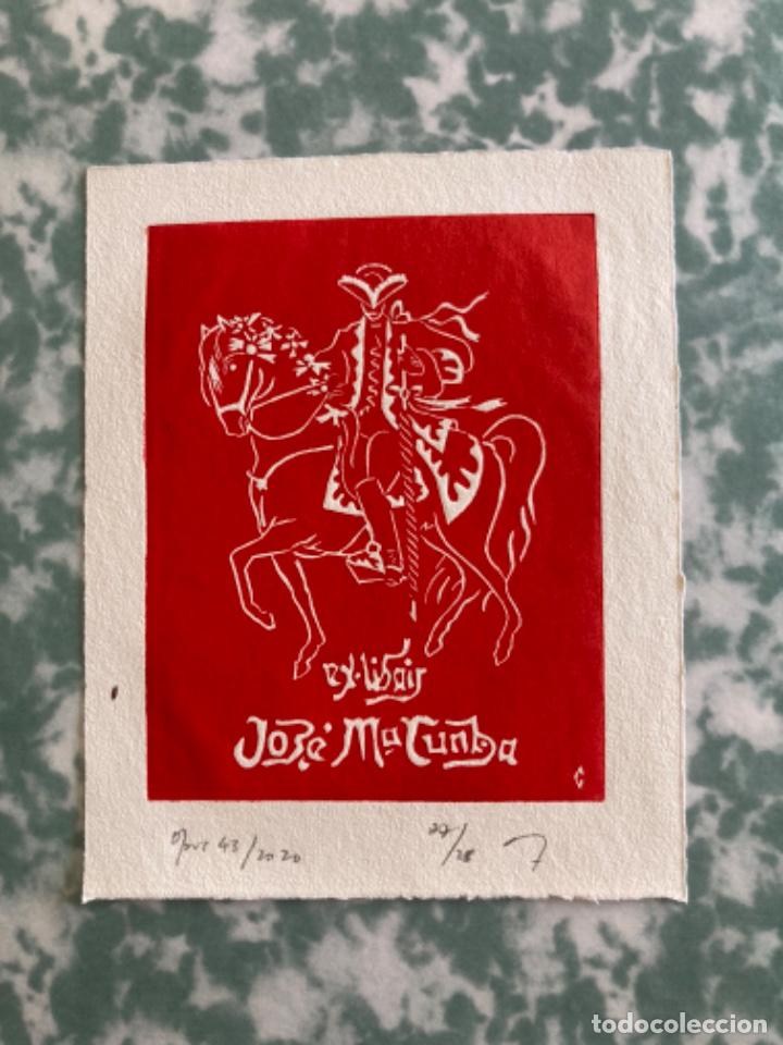Arte: Ex-Libris Grabado Tauromaquia - Foto 1