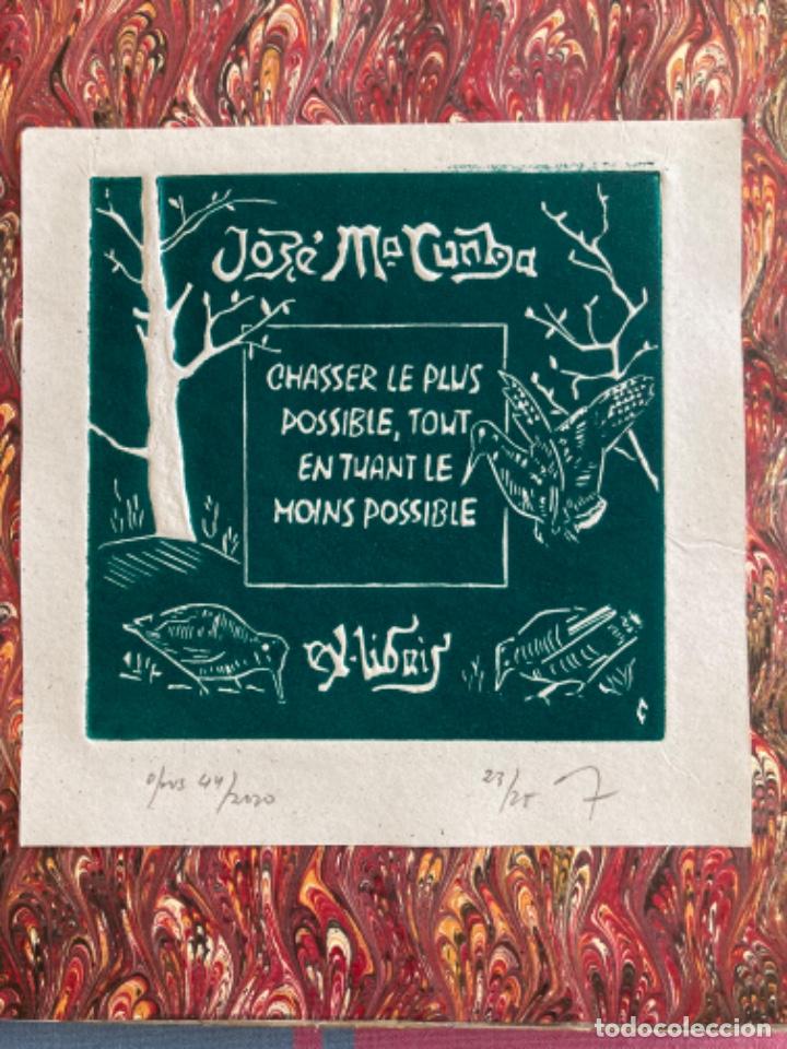 Arte: Ex-Libris Grabado Caza Becada - Foto 1