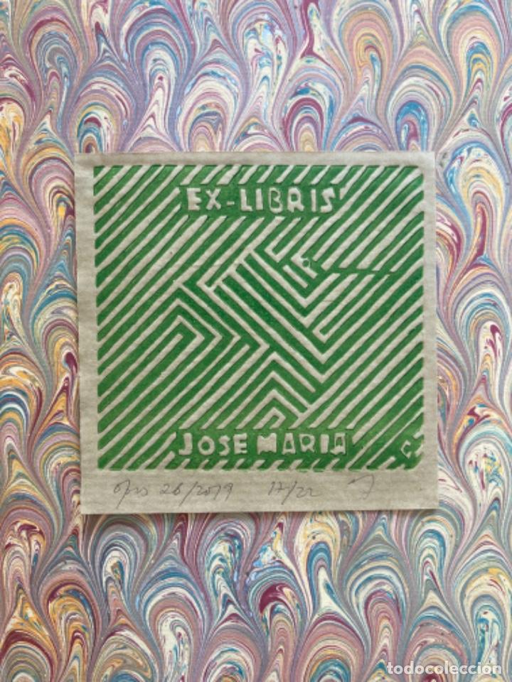Arte: Ex-Libris Grabado Caza Becada - Foto 1