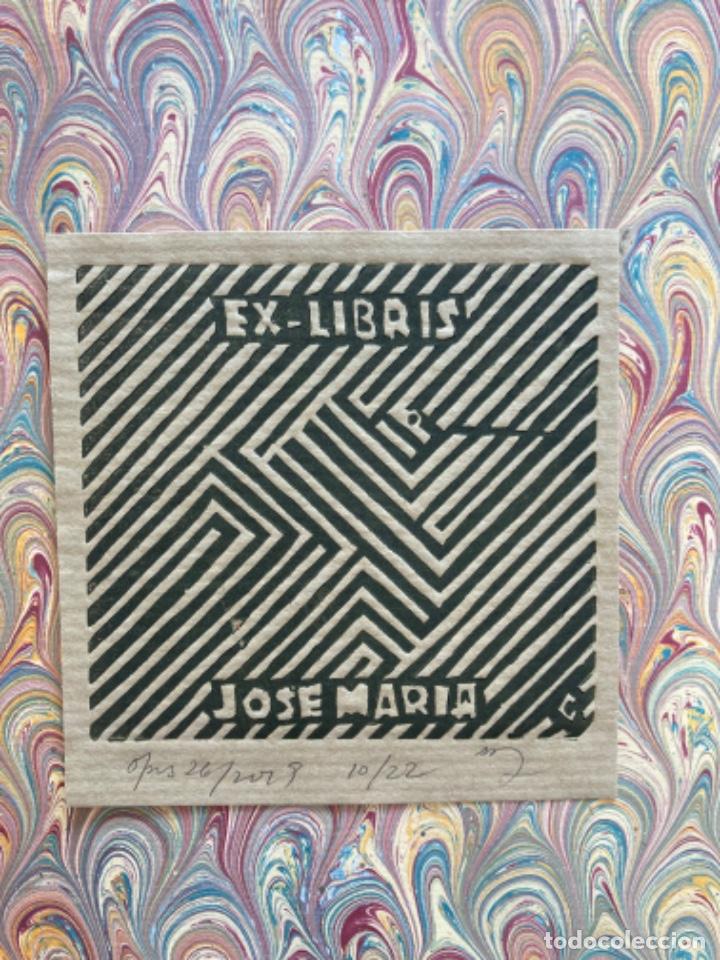 Arte: Ex-Libris Grabado Caza Becada - Foto 1