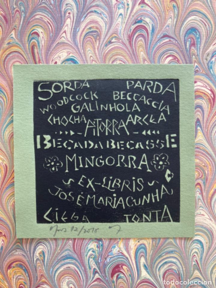 Arte: Ex-Libris Grabado Caza Becada - Foto 1