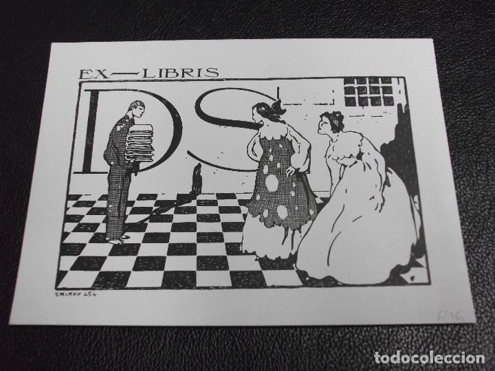 Arte: TRIAD&Oacute; EXLIBRIS PARA D. S. LIBRIS 1920 OPUS 254 - Foto 1