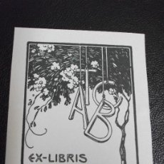 Arte: TRIADO EXLIBRIS PARA ATCB EX LIBRIS 1919 OPUS 233