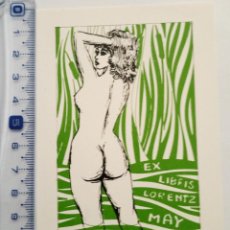 Arte: EX-LIBRIS EXLIBRIS JACQUES RASDOLSKY, OPUS 95, 1977. DESNUDO FEMENINO. Lote 362642445