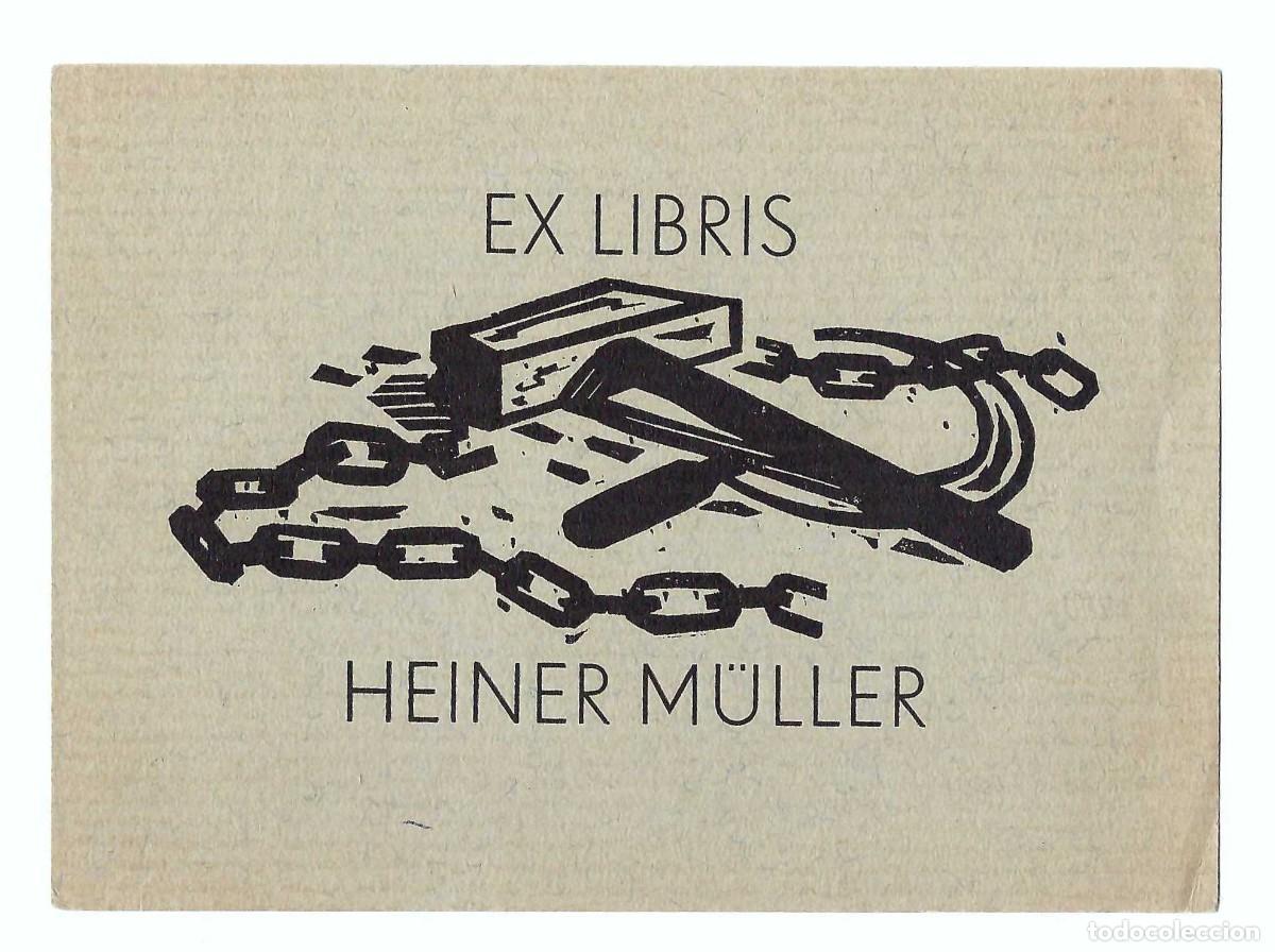 Arte: EX- LIBRIS.- HEINER M&Uuml;LLER. ARTE. LIBROS - Foto 1