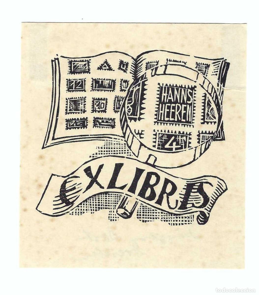 Arte: EX- LIBRIS.- HANNS HEEREN. LUPA. ARTE. LIBROS - Foto 1