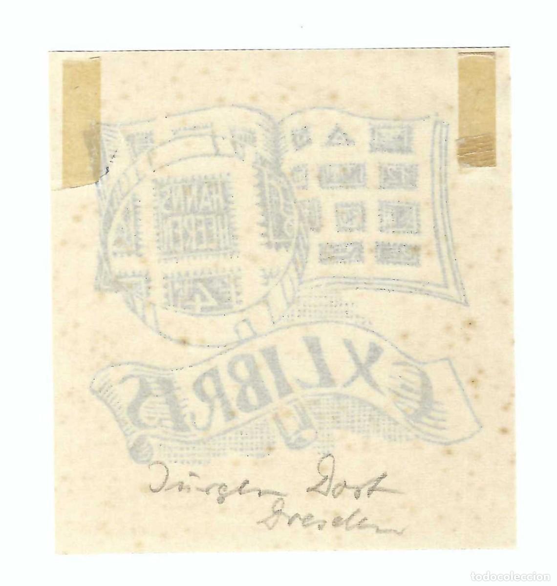 Arte: EX- LIBRIS.- HANNS HEEREN. LUPA. ARTE. LIBROS - Foto 2