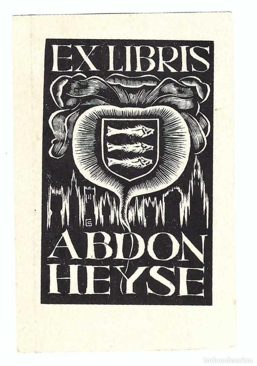 Arte: EX- LIBRIS.- ABDON HEYSE. ARTE. LIBROS- 1951 - Foto 1