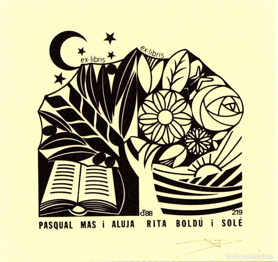 Arte: Pasqual Mas & Rita Bold&uacute; Exlibris - Foto 1