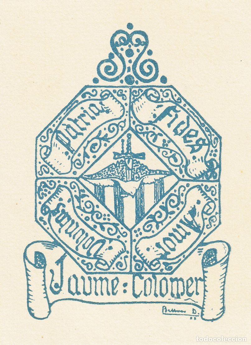 Arte: Jaume Colomer Exlibris (Bassiner) - Foto 1