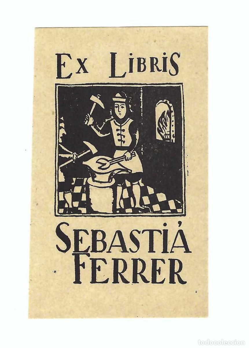 Arte: EX- LIBRIS.- SEBASTIA FERRER. HERRERO. ARTE. LIBROS - Foto 1