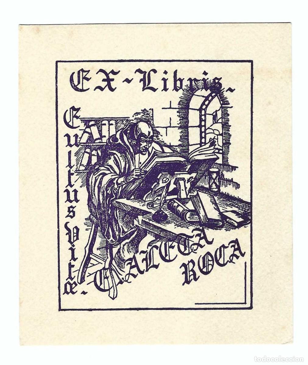 Arte: EX- LIBRIS.- ARETA ROCA. ARTE. LIBROS - Foto 1