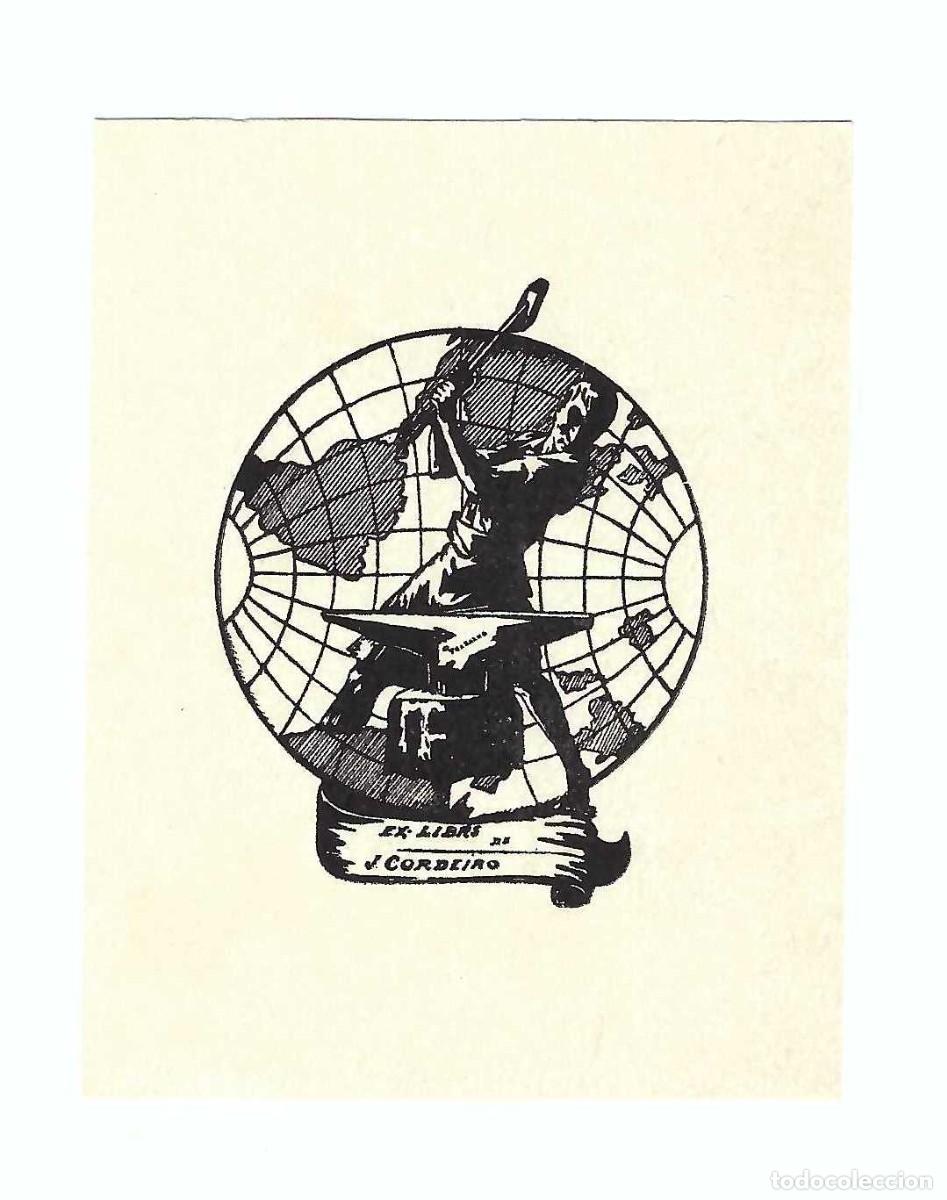 Arte: EX- LIBRIS.- J. CORDEIRO. HERRERO. ARTE. LIBROS - Foto 1