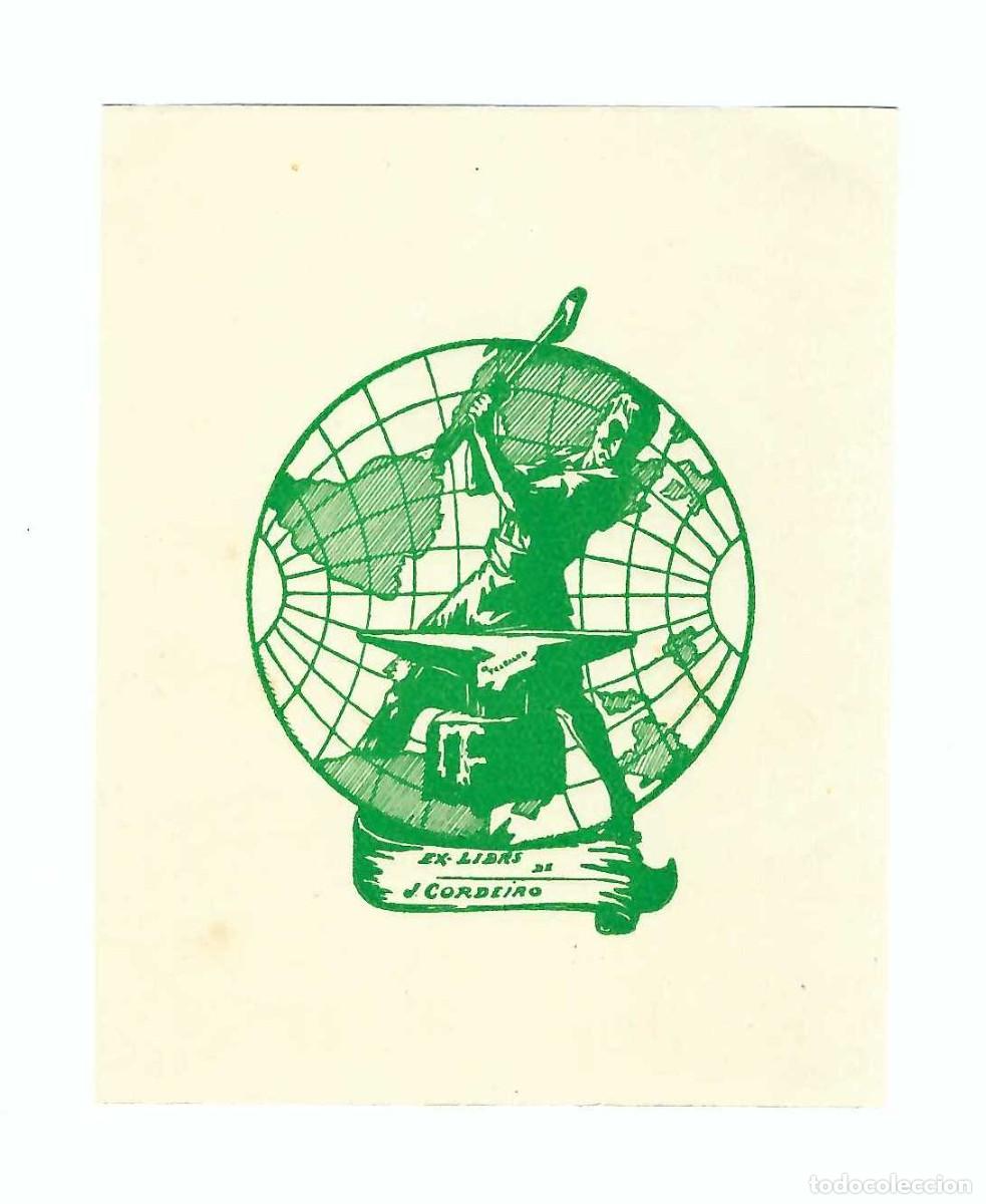 Arte: EX- LIBRIS.- J. CORDEIRO. HERRERO. ARTE. LIBROS - Foto 1