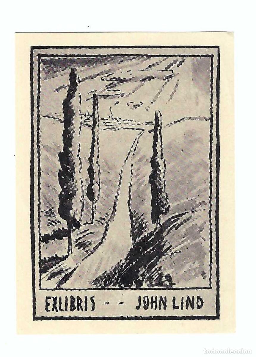 Arte: EX- LIBRIS.- JOHN LIND. ARTE. LIBROS - Foto 1