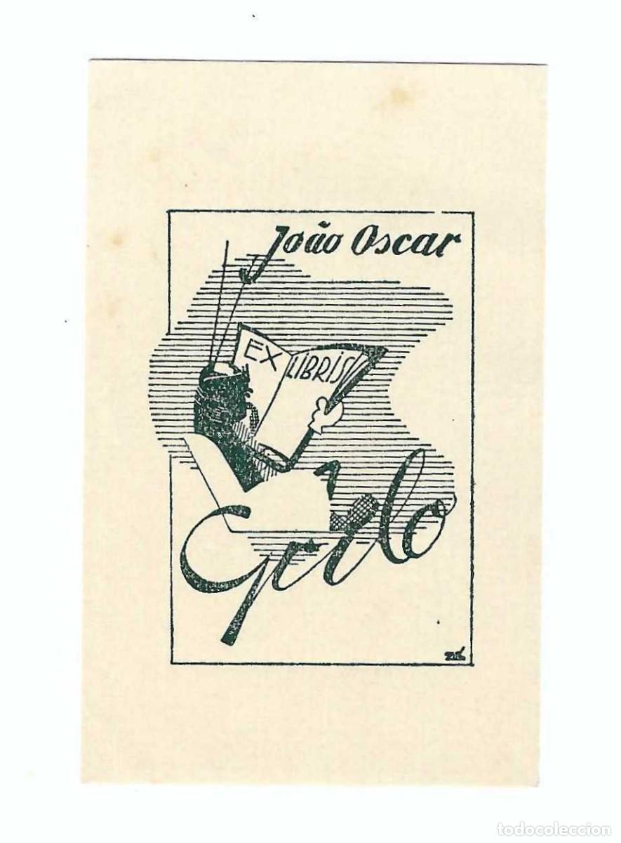 Arte: EX- LIBRIS.- JOAO OSCAR GRILO. ARTE. LIBROS - Foto 1