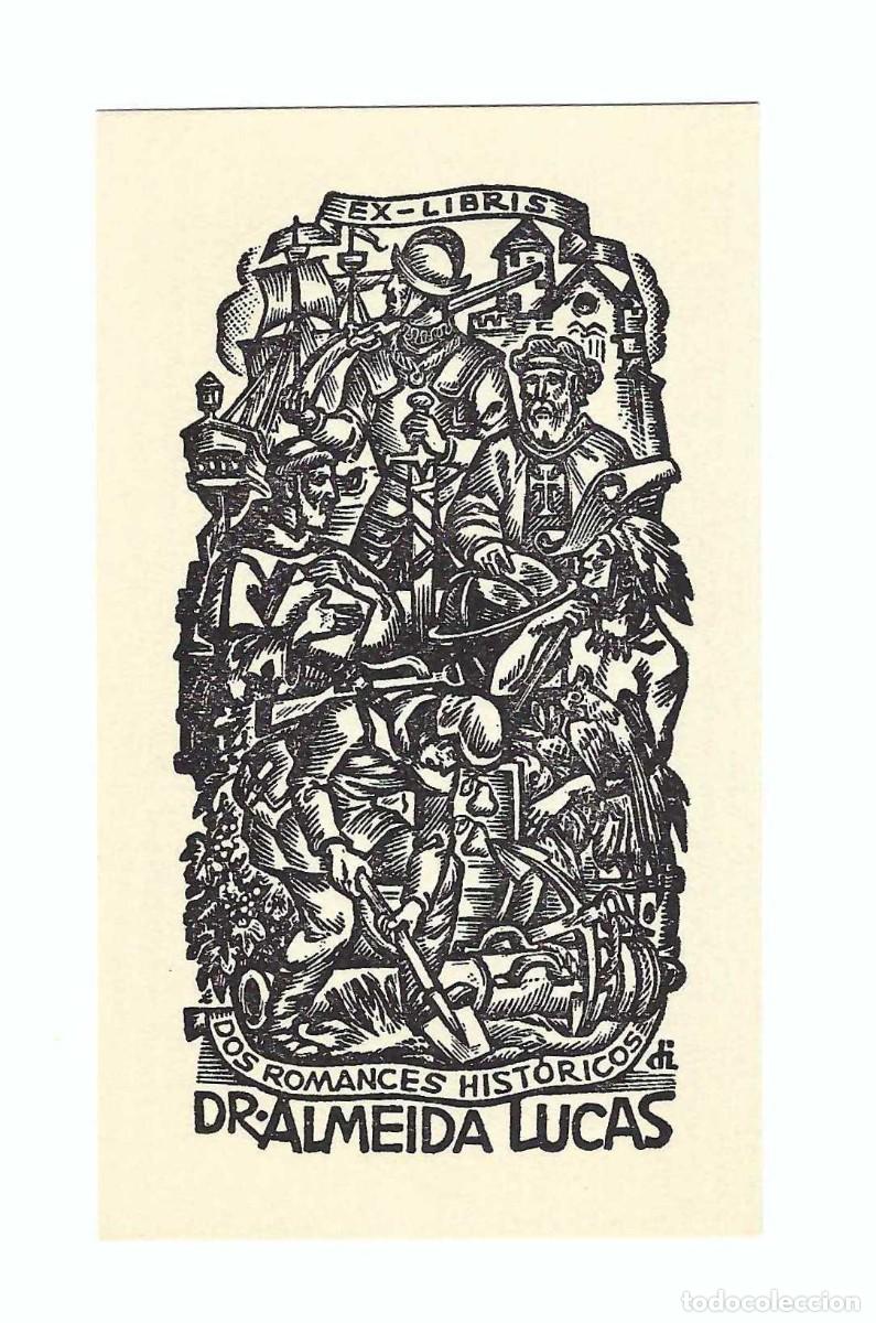 Arte: EX- LIBRIS.- DR. ALMEIDA LUCAS. ARTE. LIBROS - Foto 1