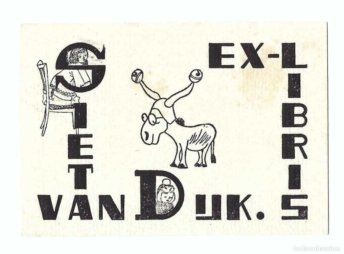 Arte: EX- LIBRIS.- SIET VAN DUK. ARTE. LIBROS - Foto 1