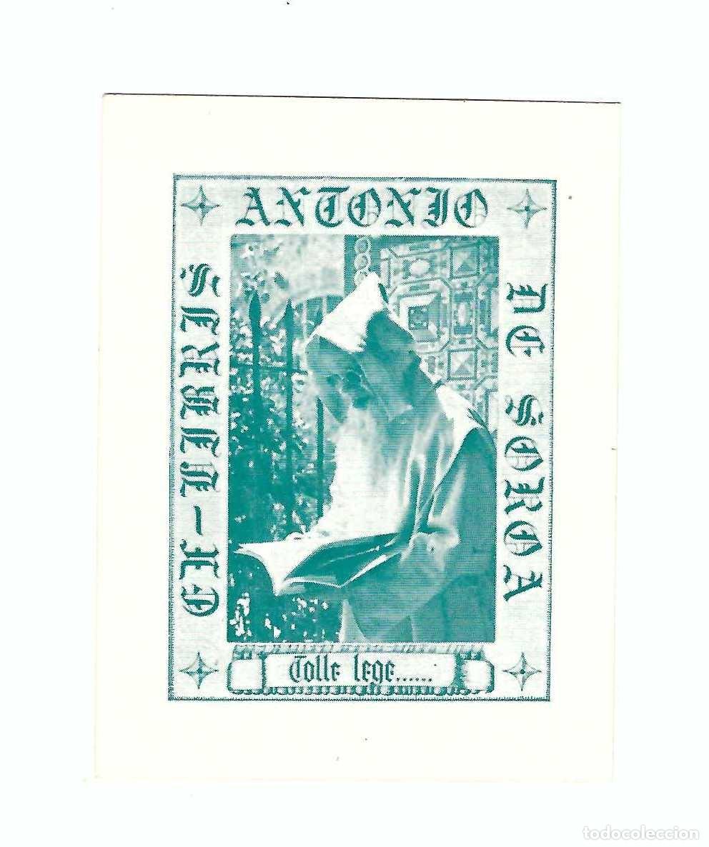 Arte: EX- LIBRIS.- ANTONIO DE SOROA. ARTE. LIBROS - Foto 1