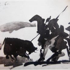 Arte: PABLO PICASSO - A LOS TOROS. EDICIÓN ANDRÉ SAURET 1961. Lote 377896944