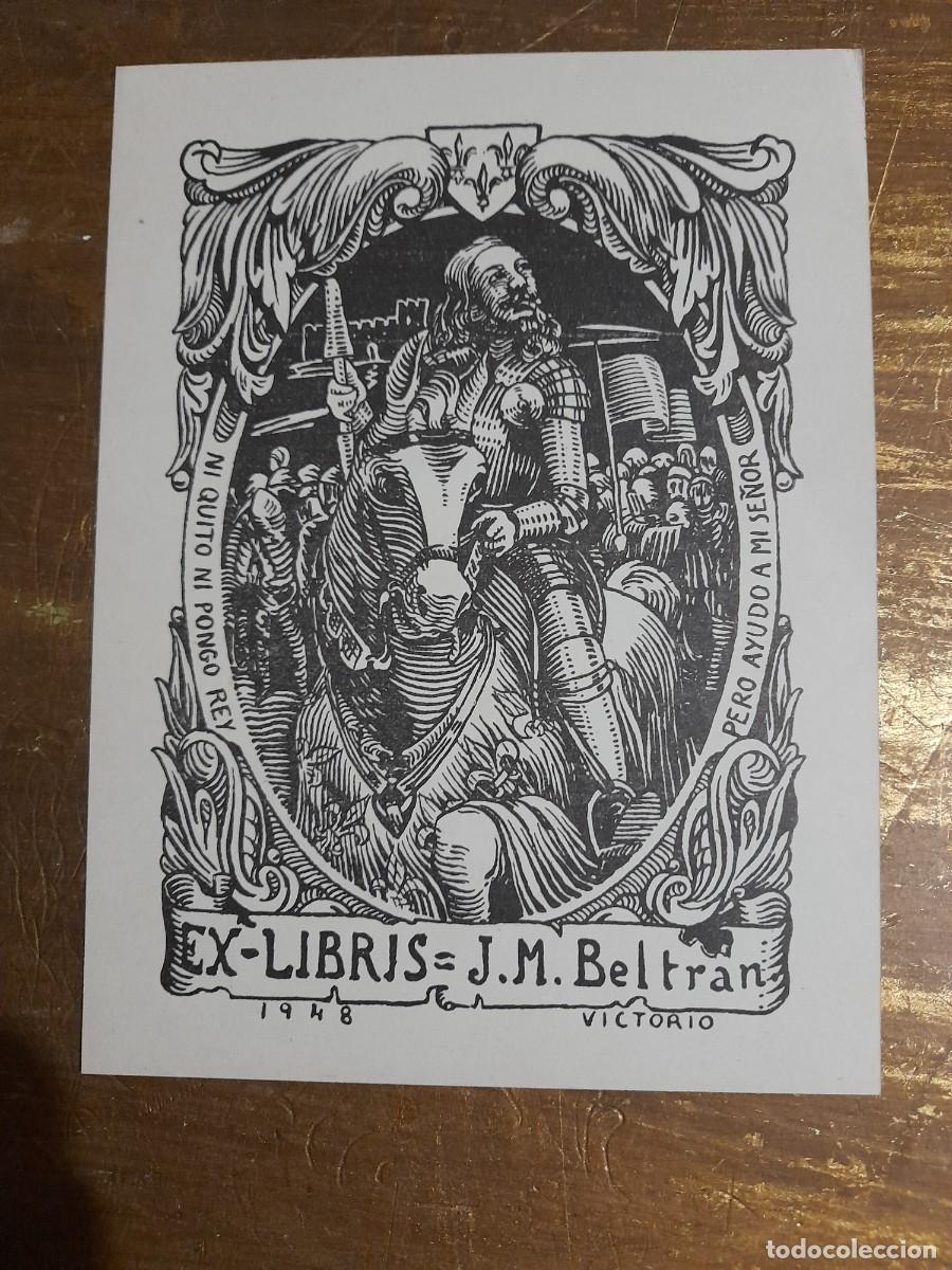 Arte: Ex-Libris J.M.Beltran 1948 - Foto 1