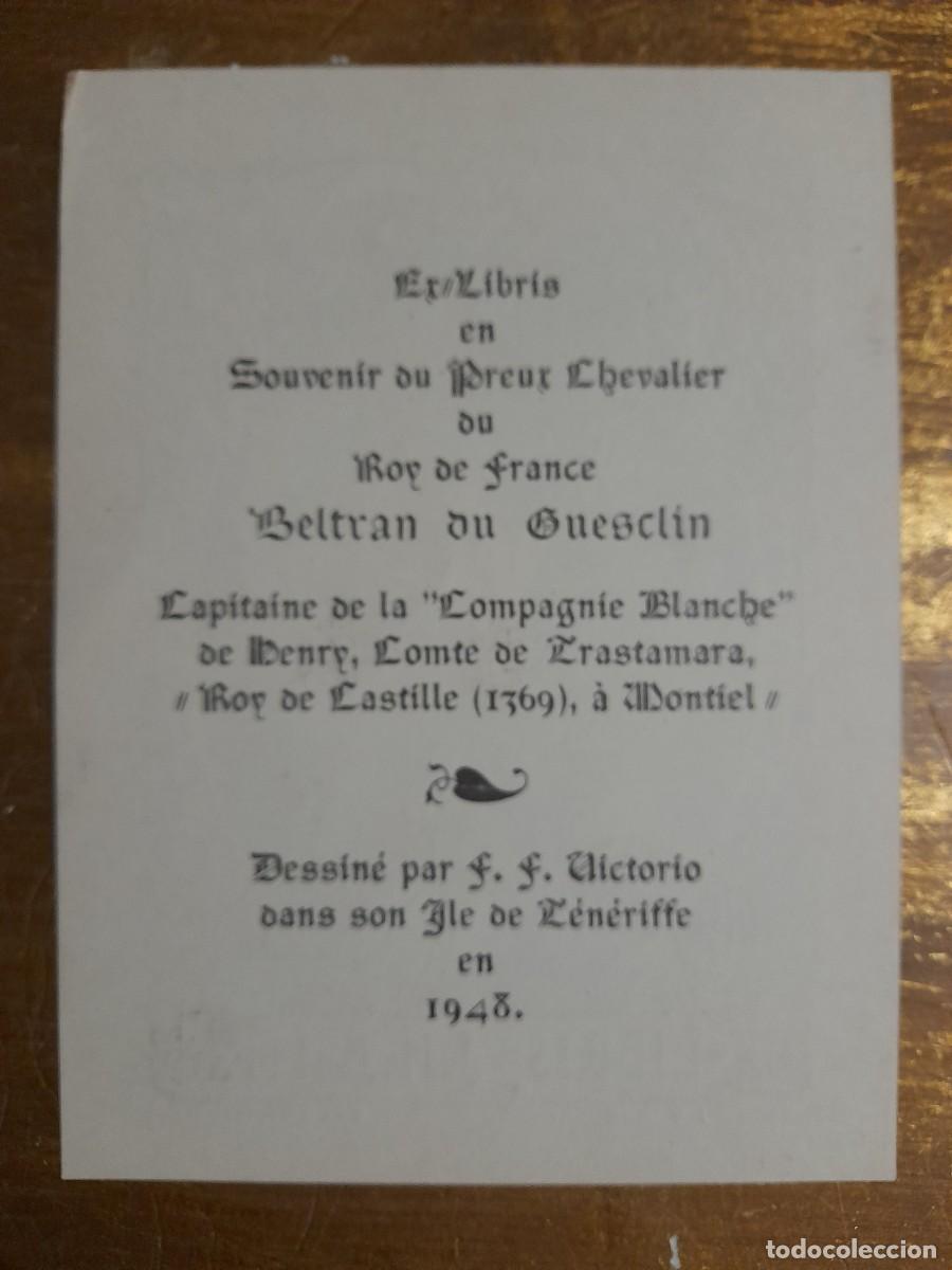 Arte: Ex-Libris J.M.Beltran 1948 - Foto 2
