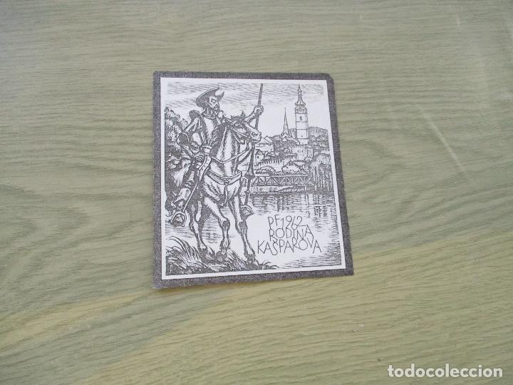 Arte: EX- LIBRIS- 11 X 10 CM. (IMPRESO) - Foto 1
