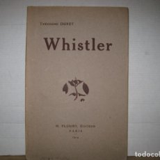 Arte: THEODORE DURET-WHISTLER-AÑO 1914-H.FLOURY EDITEUR-LIBRO ILUSTRADO-VER FOTOS-(K-8411). Lote 383190899