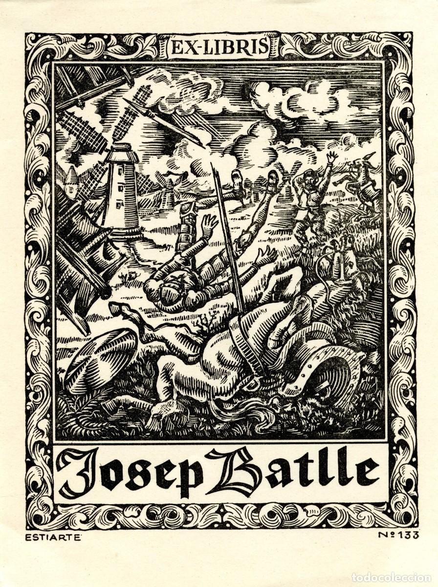 Arte: Estiarte. Ex Libris para Josep Batlle - Foto 1