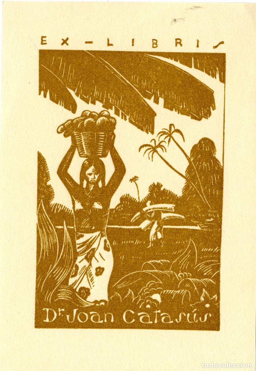 Arte: Frank Alpresa. Ex Libris para Dr. Joan Catasus - Foto 1