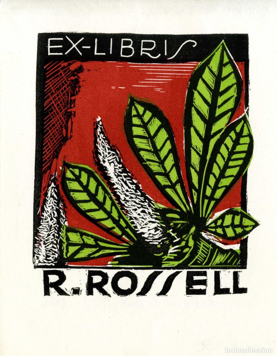Arte: R. Rossell. Ex libris para s&iacute; mismo - Foto 1