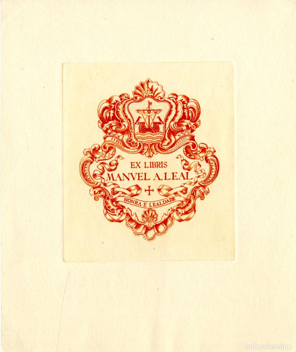 Arte: Antonio Lima. Ex libris Manuel Leal - Foto 1